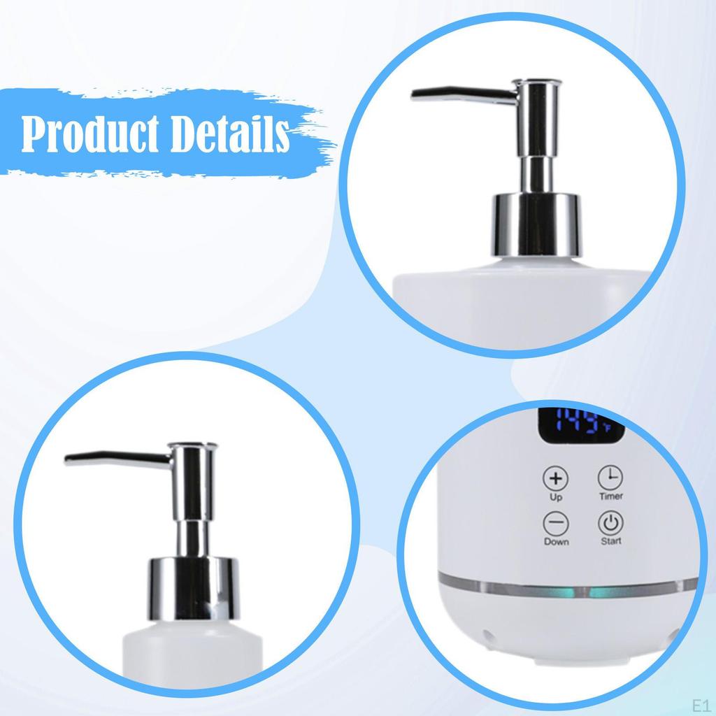 Ohřívač masážního oleje Digitální ohřívač Narozeninový dárek Vyhřívaná pleťová voda Krém Nastavitelná teplota Holič