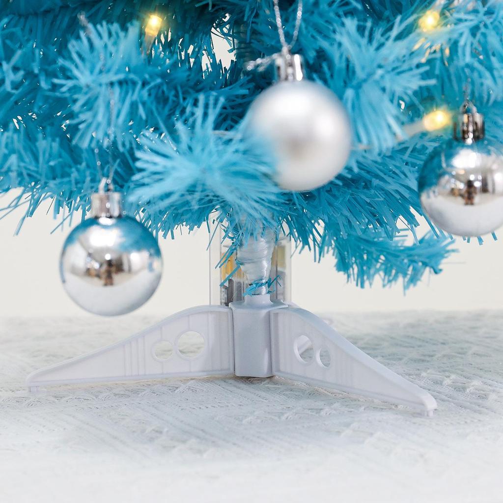 Mini Blue Tabletop Christmas Tree - 45/60cm Decorative Holiday Accent 2025