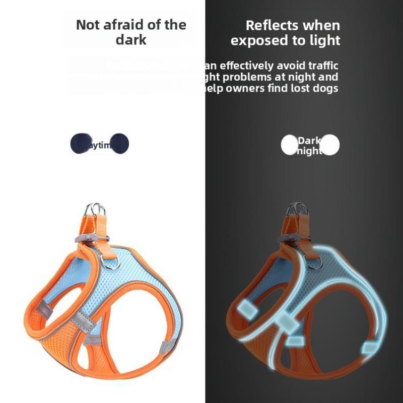 Pet Leash, Vest Breathable Dog Shoulder Strap, Reflective Dog Leash, Cat Leash