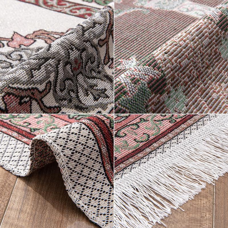 Muslim Prayer Rug Travel Mat Home Rectangle Praying Carpet Ramadan Gift