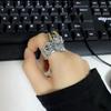Retro Zodiac Dragon Head Adjustable Alloy Ring for Men