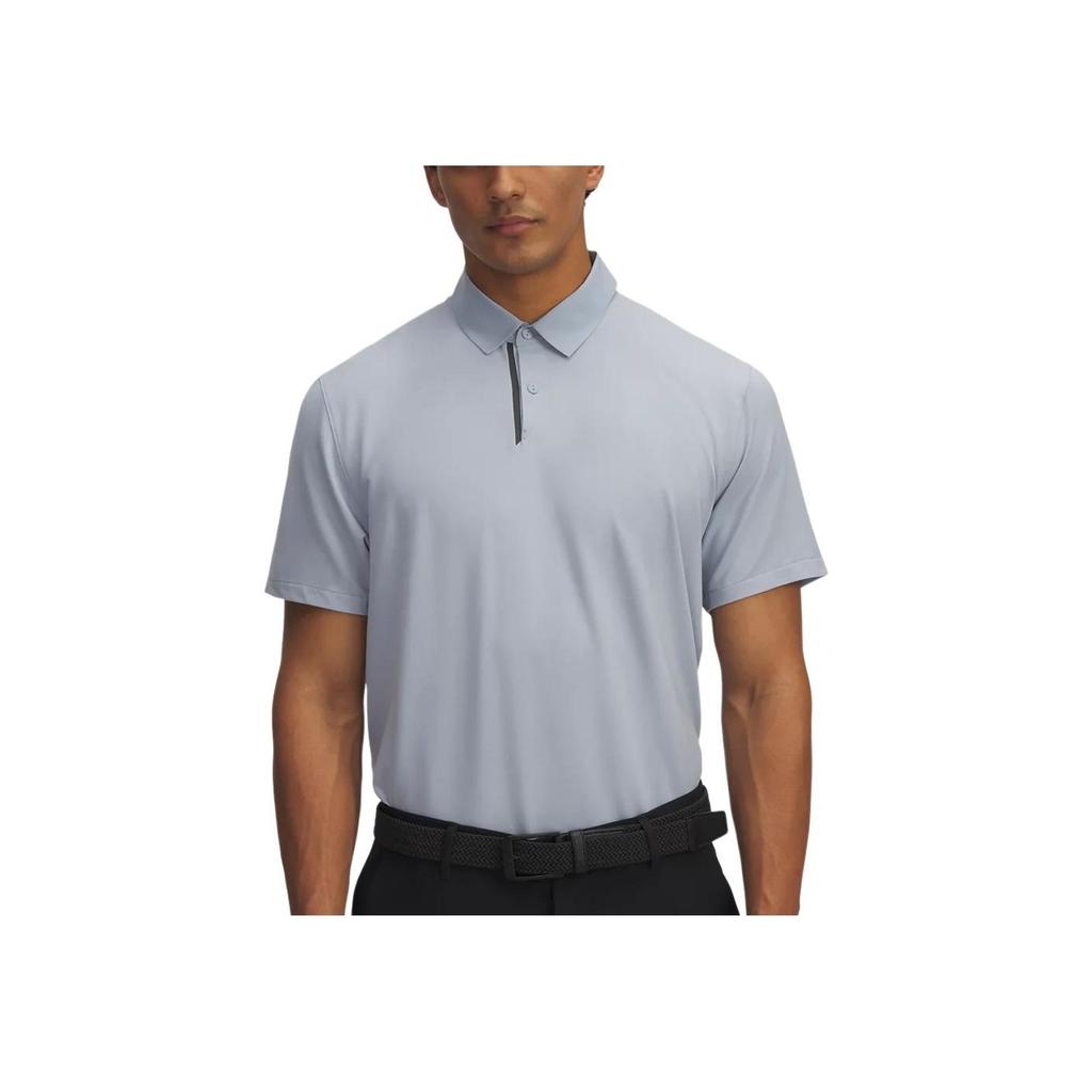 Under Armour Golf Comfortable Versatile Breathable Skin-Friendly Short Sleeve Polo Shirt Men Tops Harbor-Blue 1385128-465