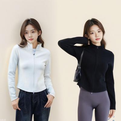 Spring and Autumn New Women's Sports Leisure Yoga Warm Sweatshirt