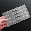 AAAYT1 4PC Car Door Rearview Mirror PVC Anti-collision Protective Stickers For Opel OPC Astra J H G K Insignia Corsa D B E Mokka Vectra