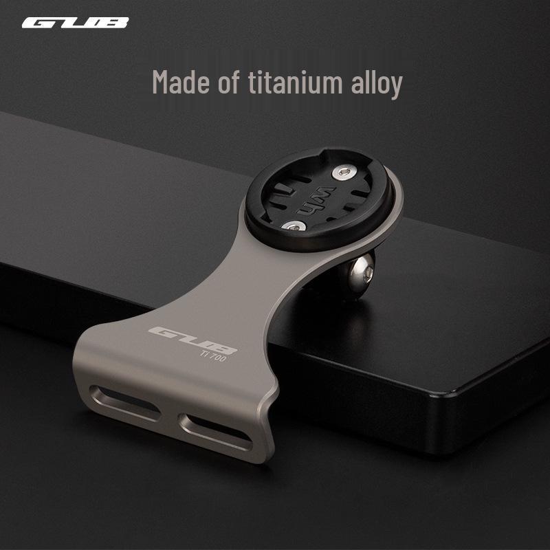 Titanium Stem Extension Mount for Bike Computer, Camera & Flashlight Titanium Standard