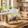 1pc Decorative Still Life Tissue Box Multifunctional, Fruit Plate Suitable for Home, Parties, And Car Decoration. This Decorative Tissue Paper Organiz