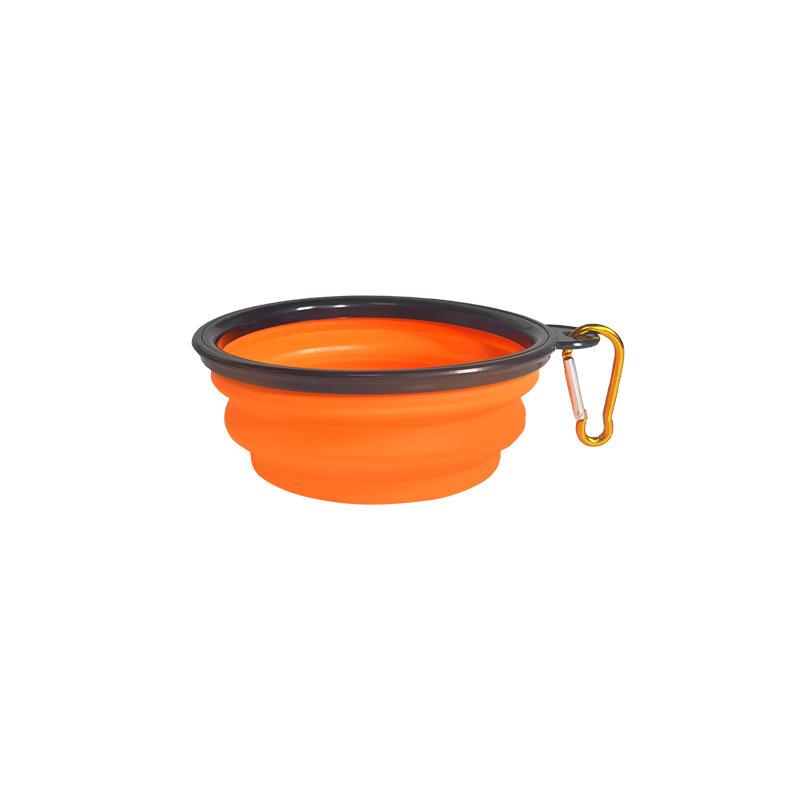 1pcs TPE Pet Folding Bowl Outdoor Portable Dog Basin and Cat Food Bowls Wear-resistant Shockproof Universal Food Bowls Travel Camping Pet Accessories