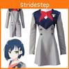 Hochwertiges Darling In The Franxx Hiro Ichigo Uniform Cosplay Kostümset