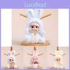 Plush Bunny Keychain With Soft Short Plush For Girls And Women
