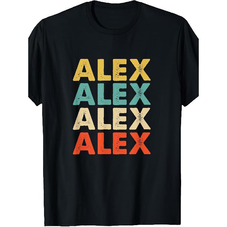 Alex T-Shirt, Men's T-Shirt Unique Perfect for Home|Gifting|Work|Outdoor (Mother's Day|Valentine's Day|Birthdays) Small-3XL Unisex