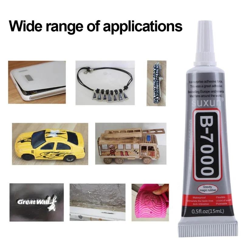 15ML Multi-Purpose Clear Strong Glue Adhesive Universal Phone Repair Glue DIY Jewelry Makings Repair Glue B7000 Glue