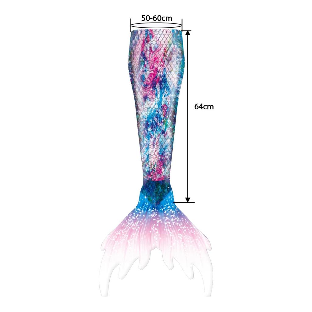 Mermaid Tails Costume Cosplay Swimsuit for Swimming Girls Boys 413 Year Old 110cm E413