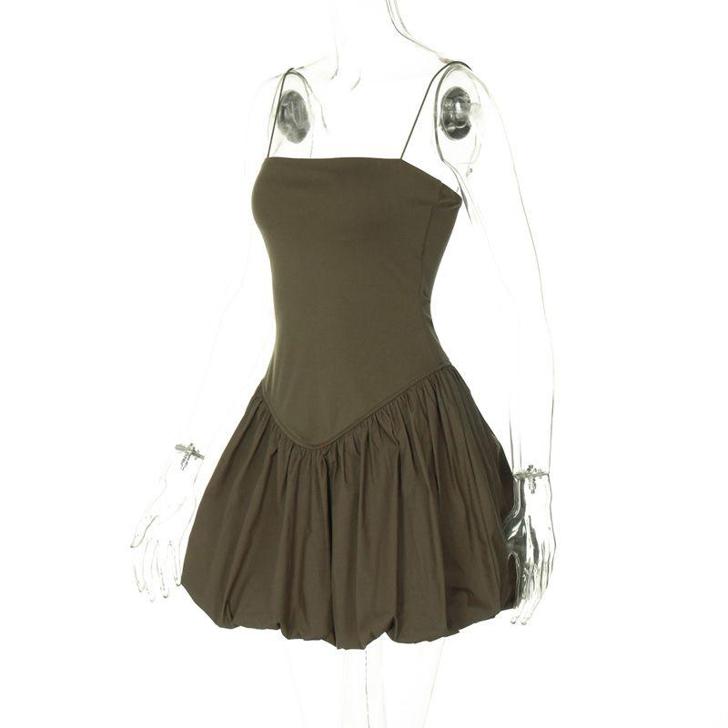 

Платье-слинг Shemoda с открытыми плечами Army Green M