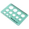 Durable Silicone Size Measure Flange Sizing Tools Nipple Ruler Breast Pump Measurement Tool