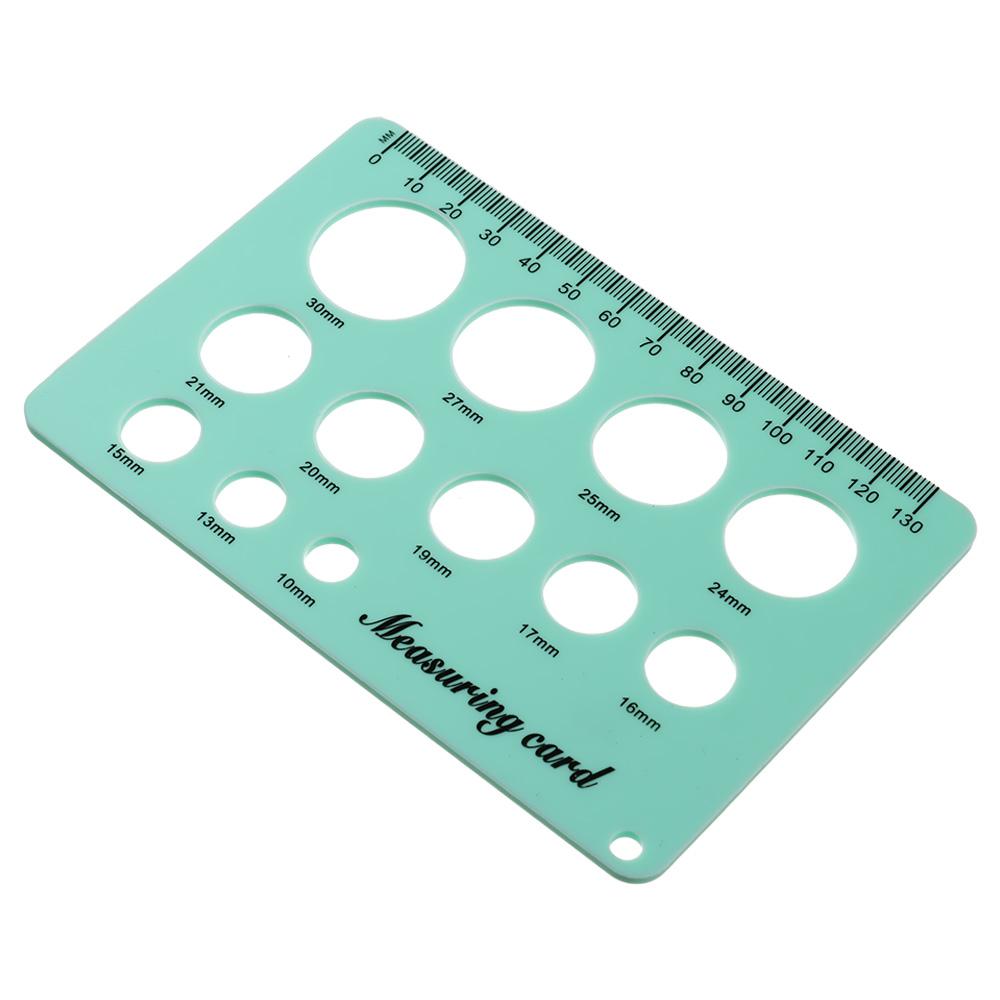 Durable Silicone Size Measure Flange Sizing Tools Nipple Ruler Breast Pump Measurement Tool