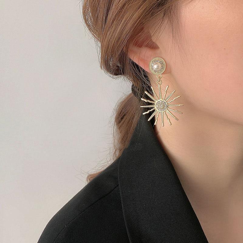 Enkle og øreløse dame øreklips, High-end følelse, Nisjedesignfølelse, Perleøredobber Smykker, Allsidige temperamentøredobber