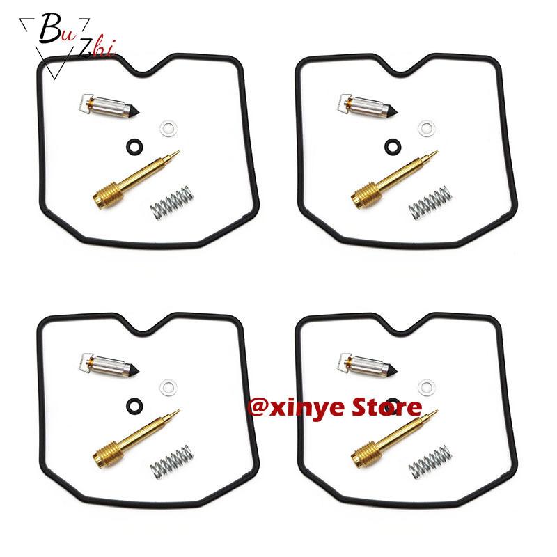 4sets Carburetor Repair Kit Needle Valve Gasket Air Screw  for Suzuki  GSF600S BANDIT 1996-2003 GSF 600S 600 GSF600 S