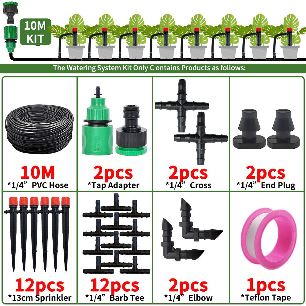 Custom DIY Smart 20m Drip Irrigation Kit for Automatic Flower Watering