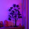 Cross-border New LED Halloween Birch Tree Pumpkin Ghost Eyeball-shaped Abstract Style Dimmable Lights; Glowing Lights