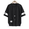 Camisetas holgadas de estilo hip hop para hombre, ropa de calle, camisetas casuales clásicas de verano de manga corta, camisetas blancas y negras, camisetas de gran tamaño