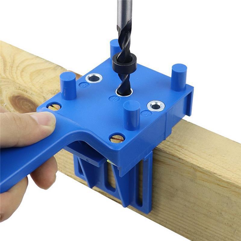 CYCLI-41Pcs 6/8/10Mm Drill Bit Woodworking Dowel Jig Drilling Doweling Hole Saw Drill Guide Hole Locator