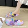 High-quality Summer Slippers Indoor Anti Slip Home for Couples Soft Soled Outdoor Cool Slippers Soft Soled Bathroom Women Shoes