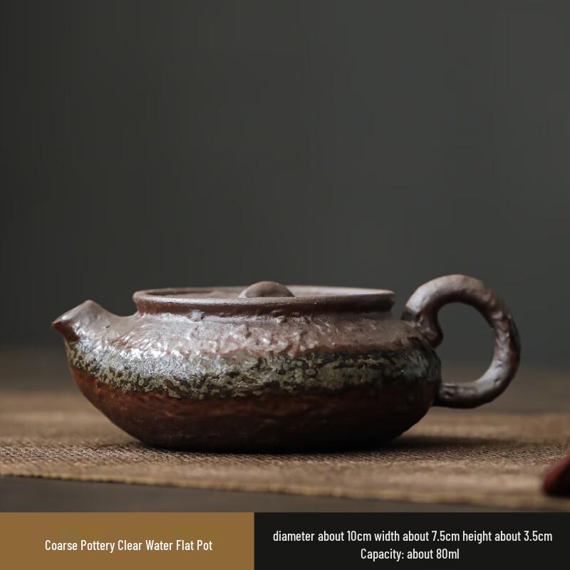 Handcrafted Kiln-Fired Ceramic Teapot