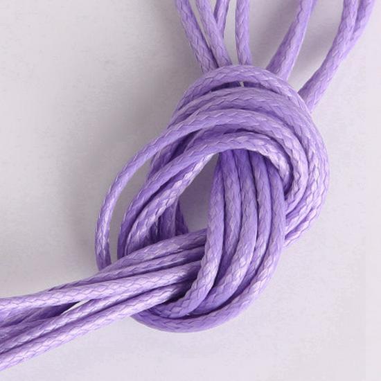 2mm Korean Waxed Cord Faux Leather Necklace Rope for DIY Jewelry Making & Bracelets.