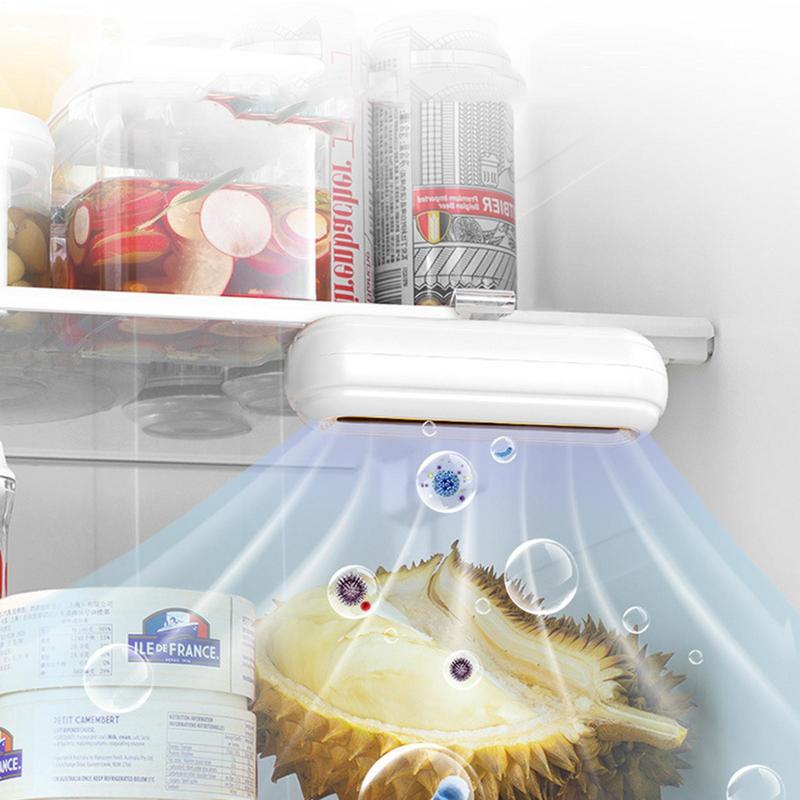Rimuovi Odori Frigorifero Frigo USB Ricaricabile Rimuovi Odori Portatile Armadio Scarpe Stanza Animali Domestici Eliminatore Odori Purificatore d'Aria Per