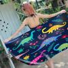 Cartoon Dinosaur Beach Towel Microfiber Quick Dry Swimming Pool Towel Super Soft Bath Towels for Men Women Gift Gym Sport Travel