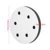 125mm Durchmesser Weiche Puffer Schwamm Interface Kissenpad für Schleifpads (6 Löcher)