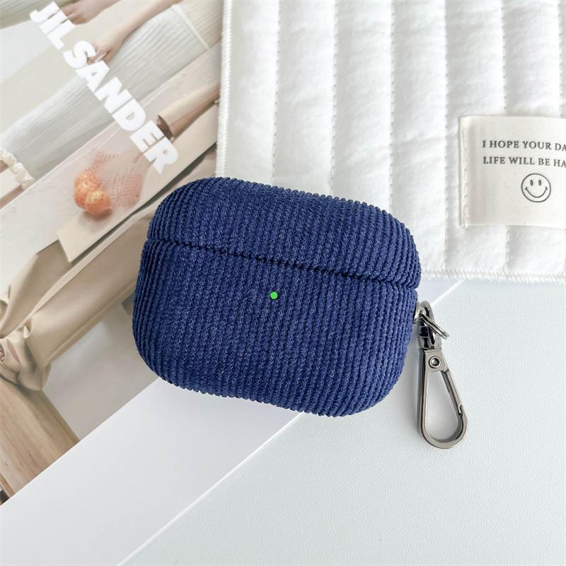 Autumn and Winter Corduroy AirPods 1st Generation Apple Bluetooth Headset Case 1/1st Generation Anti-drop Protective Case Pro1/Pro1 Tide