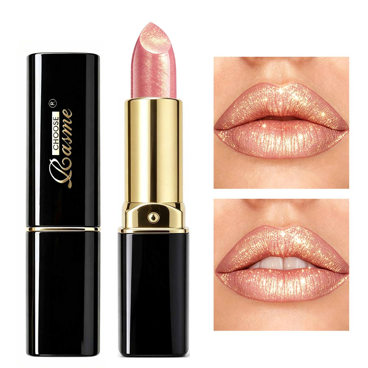 KIES RASME Metallic Glitter Lippenstift Gepigmenteerde Sprankelende Lip Langhoudende Shimmery Lip Make-up Voor Feest Podium Cosmetische Looks