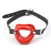 Open Mouth Rubber Lips Gag Slave Training  Restraints Gags