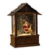 Snow Spray with Music Light Christmas Oil Light Wind Light Horse Light Decoration Music Box Christmas Gift