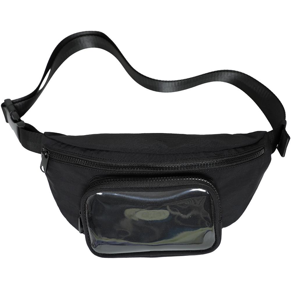 2025 Spring/Summer Transparent Lightweight Nylon Unisex Chest Bag & Waist Bag