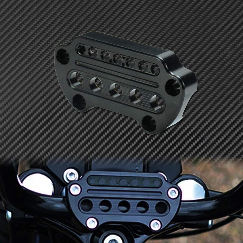 HDBUBALUS Indicator Light Handlebar Top Bar Riser Clamp Mount for