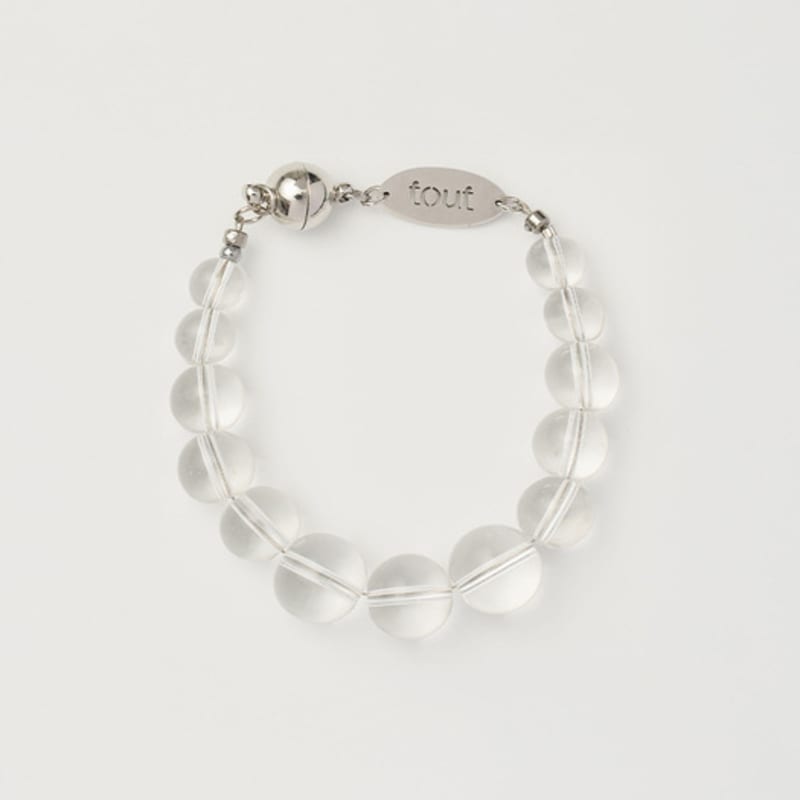 

tout clear quartz bracelet M