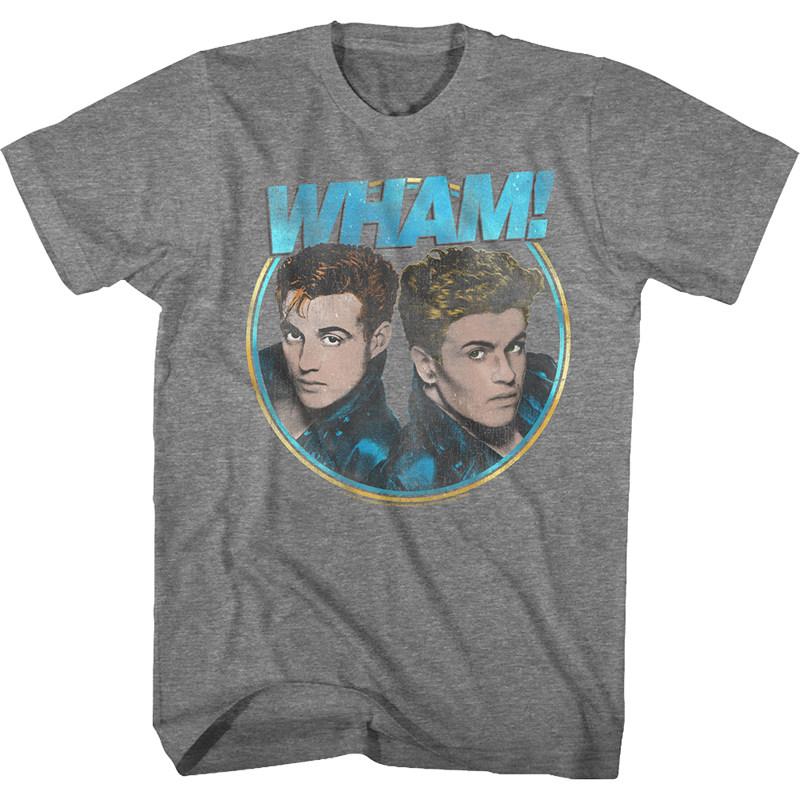 Wham Mighty Band George Michael Rock Retro Casual TShirt Mens and Womens Luxury Brand Top 2026 New Band