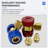 R134A/R1234YF A/C AC Compressor R-134A Manual Quick Coupler Adapter Air Condition 1/4 SAE Connectors Accessories