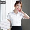 Camisa de Mujer Cuello en V Manga Larga Ajustada Casual Botones Delanteros Oficina Trabajo Blusa Top