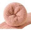 YUZHAOLIN 4 Pairs of Women's Mid-Calf Wool Socks, Autumn And Winter Fleece-Lined Thick Warm 7A Antibacterial Terry Floor Snow Socks
