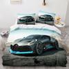 Sports Car Duvet Cover Sets Full Size,2/3 Piece Race Car Bedding Sets with Pillowcases for Teens Boys 2/3pcs Polyester Quilt Cover Gift