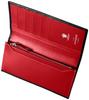 Regular Import ST2112 Long Wallet with Coin Zip Slim Red [Ettinger] Pocket, Width,