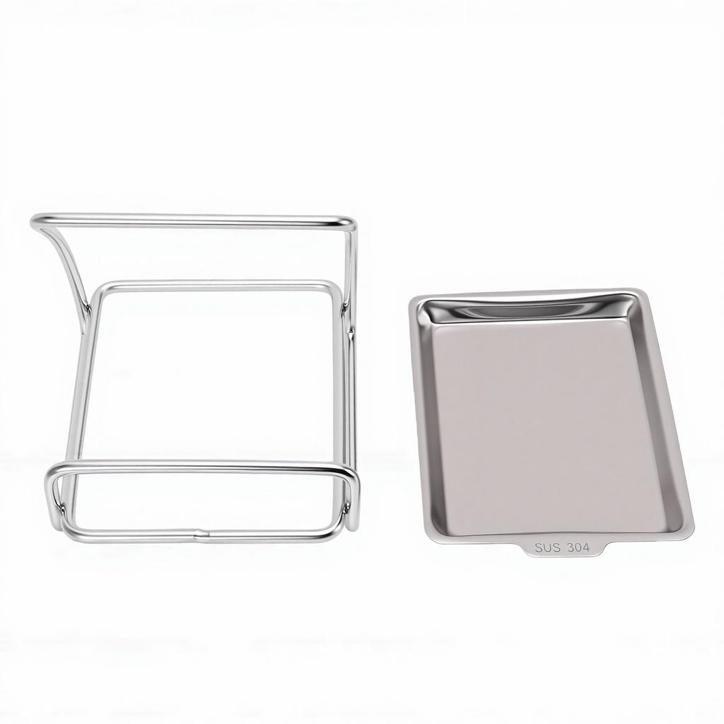 Lid Holder Multifunctional Space Saving Stainless Steel Pan Pot Cover Lid Rack for Kitchen