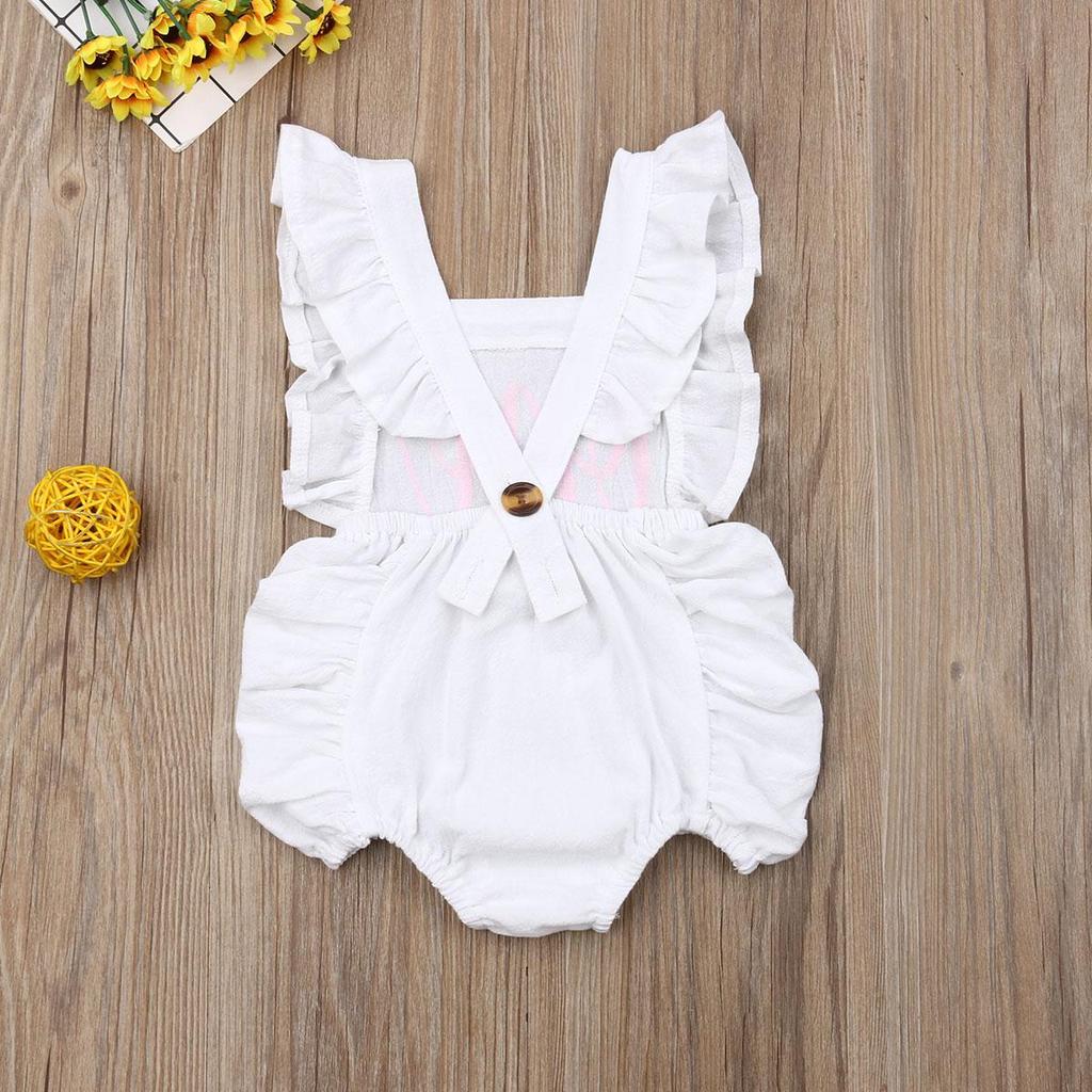 Neugeborenen Baby Mädchen Strampler Kleidung Outfit Sunsuit Sommer Overall Body