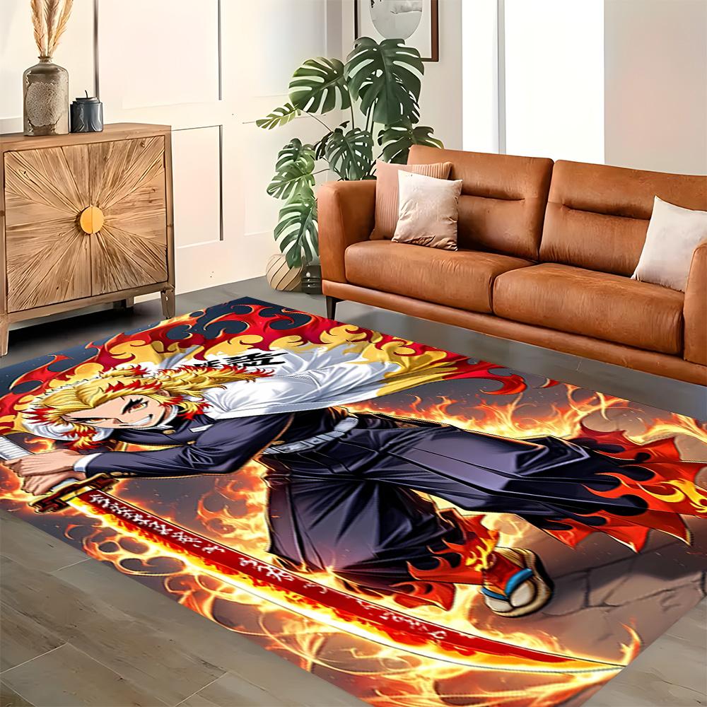 Demon Slayer rug for Living Room rug, Bedroom, Study Room, Hallway Decoration, Perfect for Home Decoration or Holiday Gifts