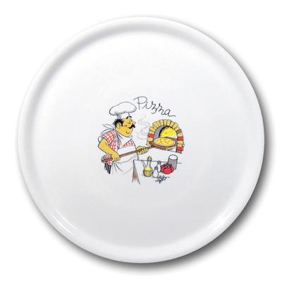Durable Speciale Porcelain Pizza Plate Decorated 330mm - Set of 6
