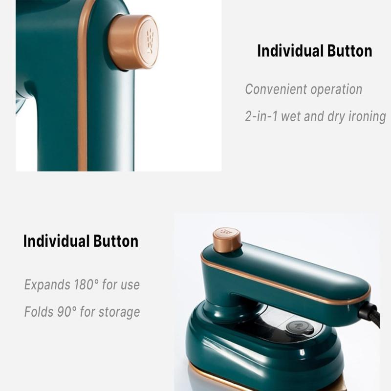 Xiaomi Mini Portable Ironing Machine Handheld Can Be Rotated 180 Degrees Wet and Dry Ironing Machine Home Traveling Iron Machine