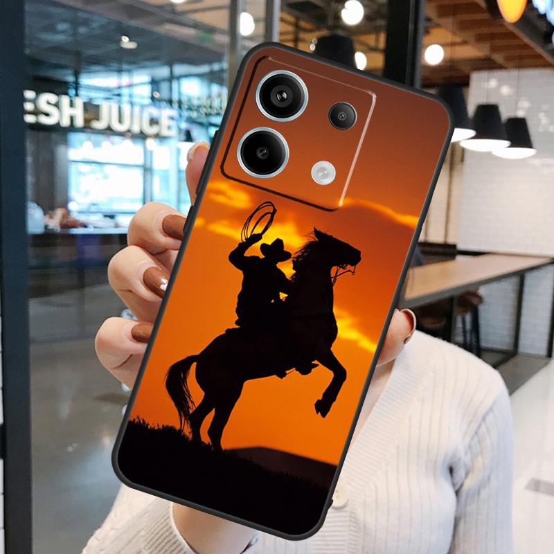 Rodeo Cowboy Lasso Funda For Xiaomi Redmi Note 13 Pro 12 11 9 10 Pro 12S 11S 10S Redmi 13 12 10C 12C 13C Case